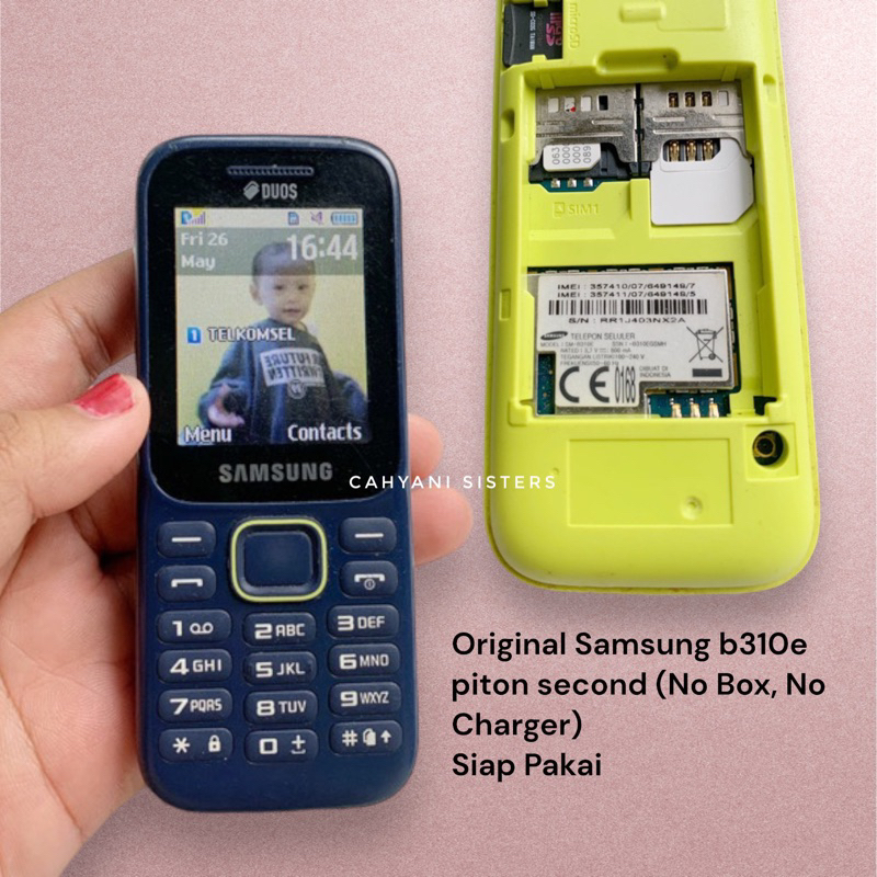Jual Preloved Samsung b310e piton second original (No Box) fungsi