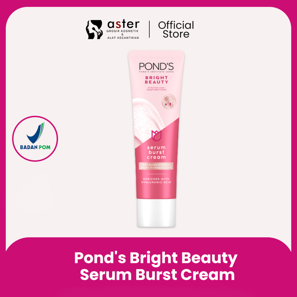 Jual Aster Kosmetik - Pond's Bright Beauty Serum Burst Cream | Shopee ...