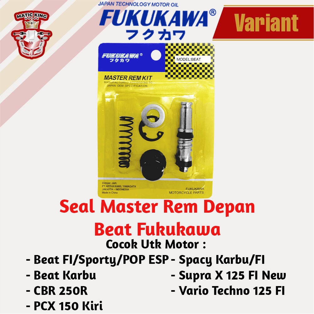 Jual Seal Master Rem Kit Depan Vario Esp Genio Led New Fukukawa