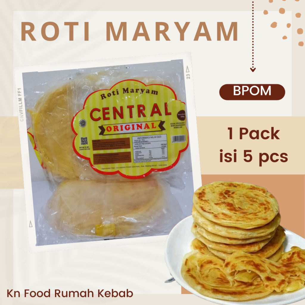 Jual Roti Cane Roti Maryam 1 Pack ya Harga Pabrik | Shopee Indonesia