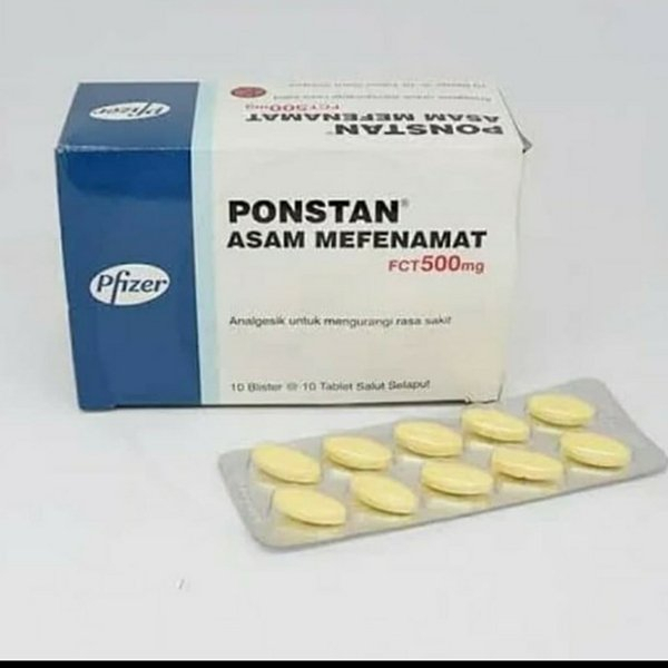 Jual Ponstan 500mg 1 Strip 10 Tablet Shopee Indonesia