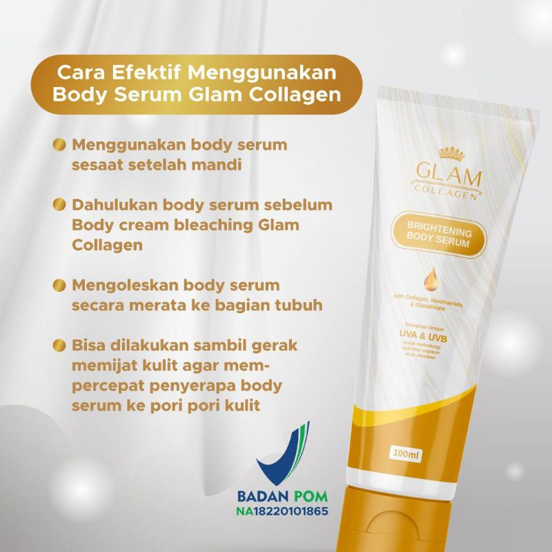 Jual GLAM COLLAGEN BRIGHTENING BODY SERUM 100ML Shopee Indonesia