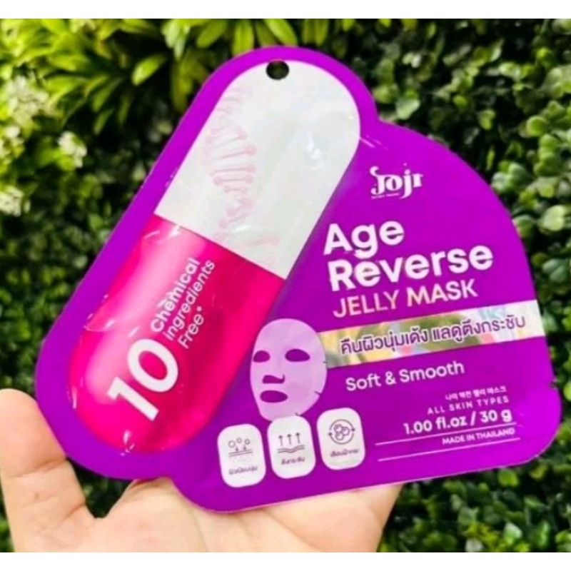 Jual joji age reverse jelly mask soft n smooth 1 sachet/masker wajah