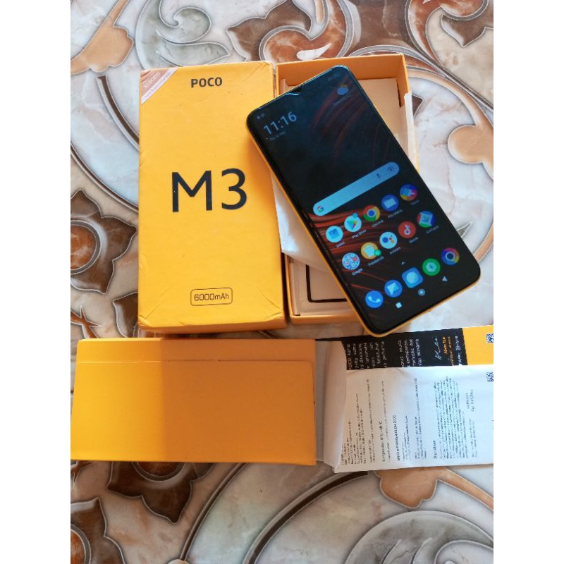 Jual poco M3 Ram 6/128 fullset (second) | Shopee Indonesia