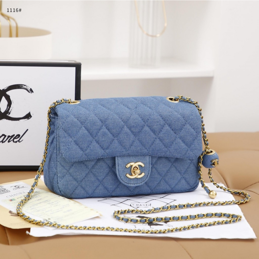 Chanel Denim Quilted Camellia Flap – Lux Second Chance