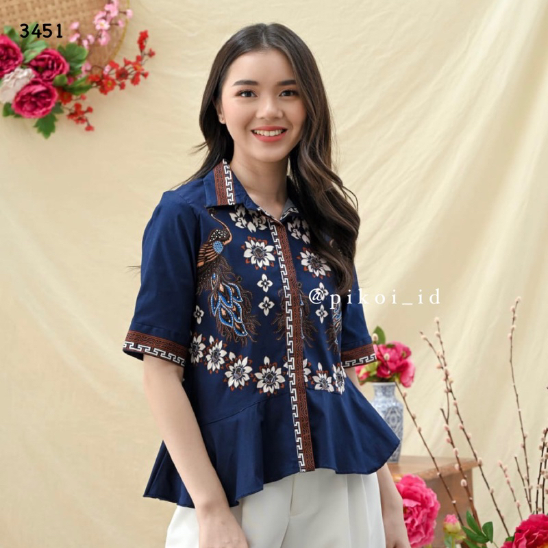 Jual Batik Cewek Murah Baju Batik Murah Atasan Batik Murah Baju