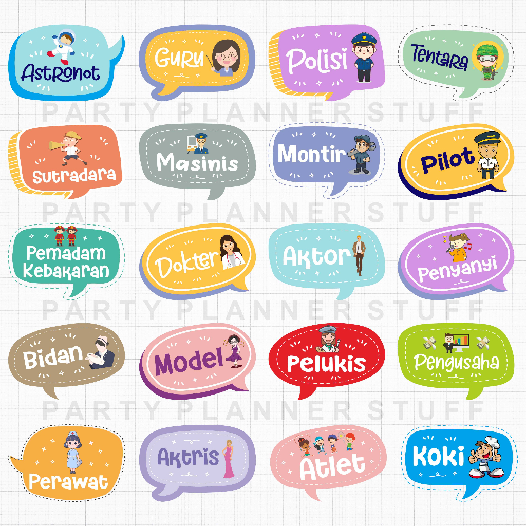 Jual Photo props wisuda TK aksesoris foto wisuda profesi anak