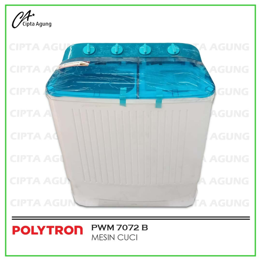 Jual MESIN CUCI 2 TABUNG 7 KG POLYTRON PWM 7072 [BDG] | Shopee Indonesia