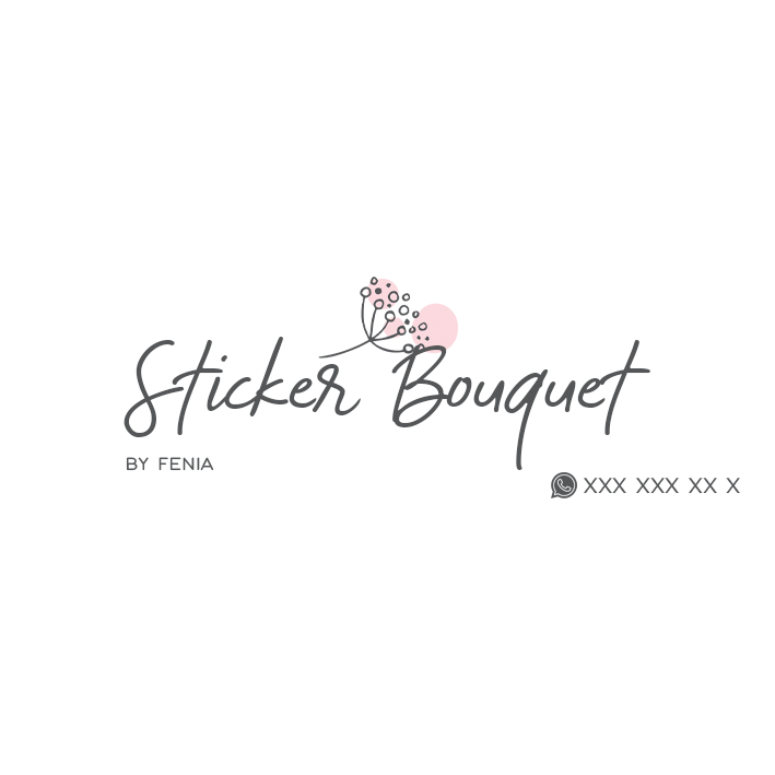 Jual Isi 100 Pcs Stiker Buket Custom - Sticker Bouquet | SB 5 | Shopee ...