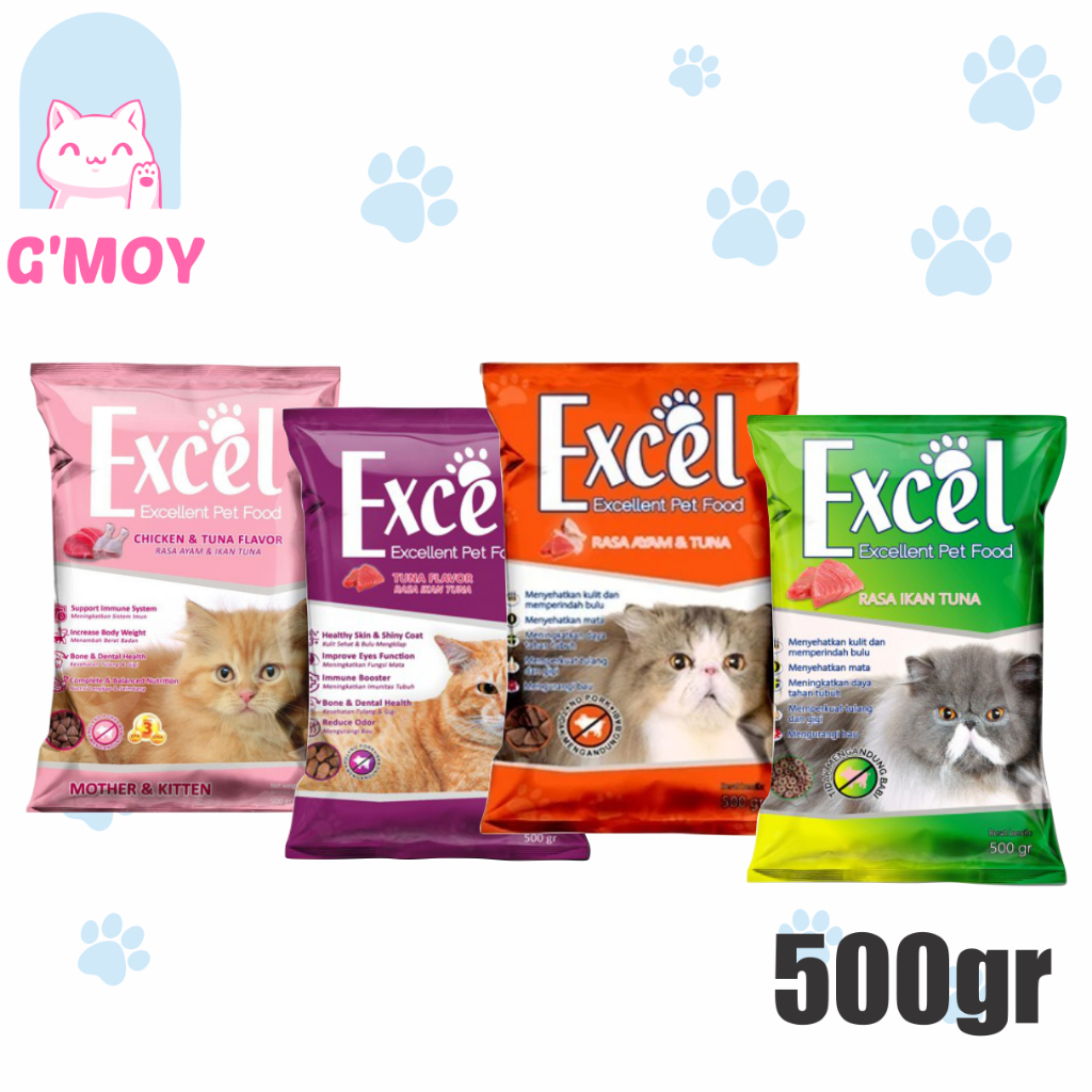Jual EXCEL Cat Food Kitten Adult Makanan Kucing Kering Dewasa Fresh ...
