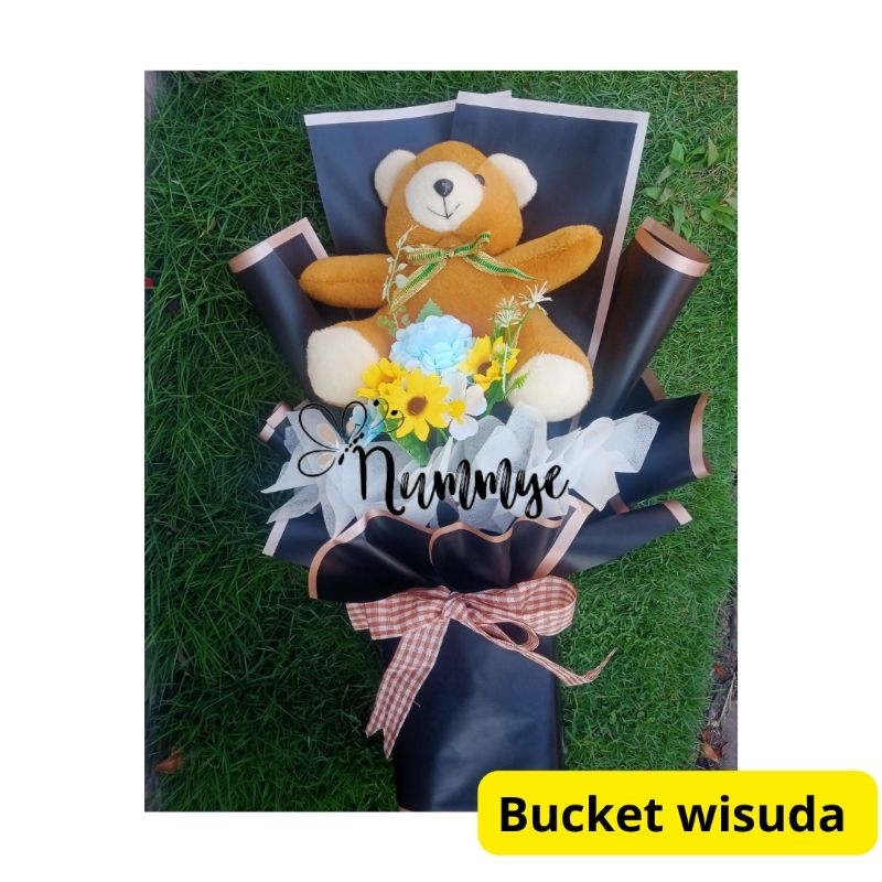 Jual Bucket Wisuda Bucket Graduation Gift Buket Boneka Toga Wisuda Bunga Artificial Shopee