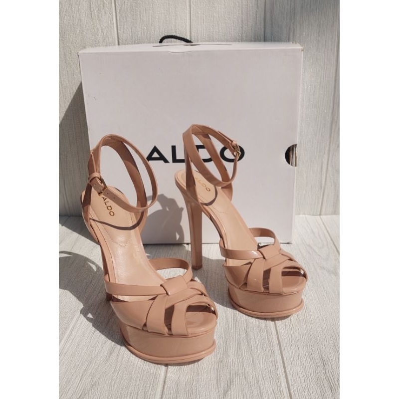 Jual ALDO ORIGINAL HIGH HEEL 14.8 15CM LACLA PASTEL ALAS KAKI