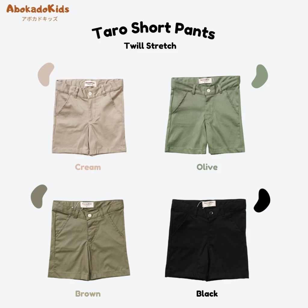 Taro Short Pants – Celana Pendek Chino Anak Unisex Premium