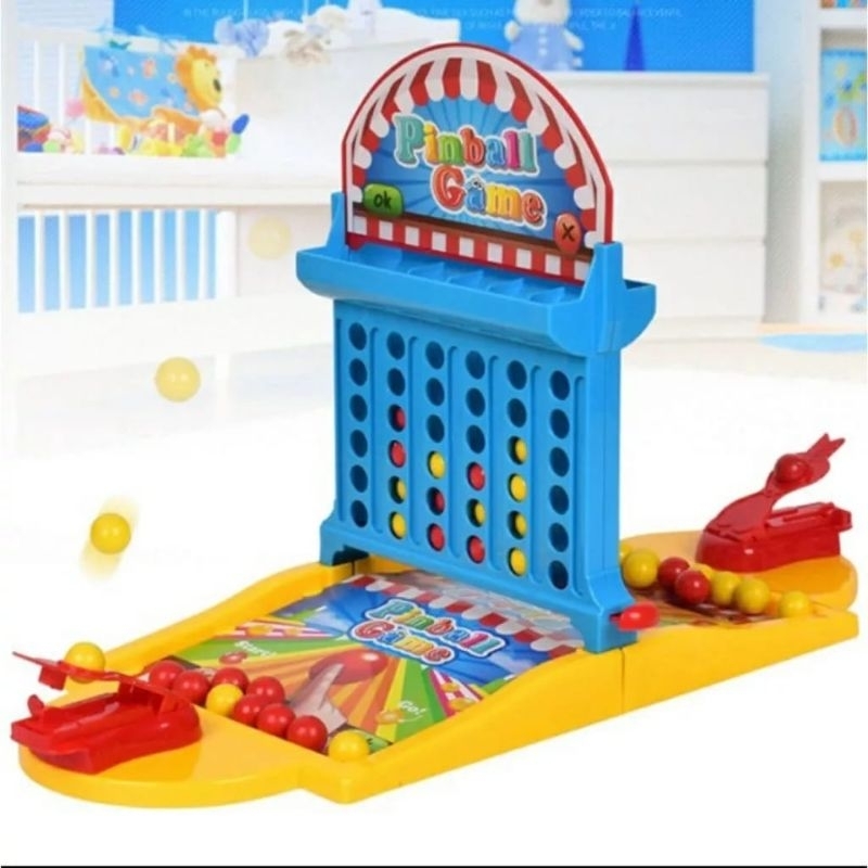 Jual Mainan Anak Pinball Board Game Pin Ball Play Set | Shopee Indonesia