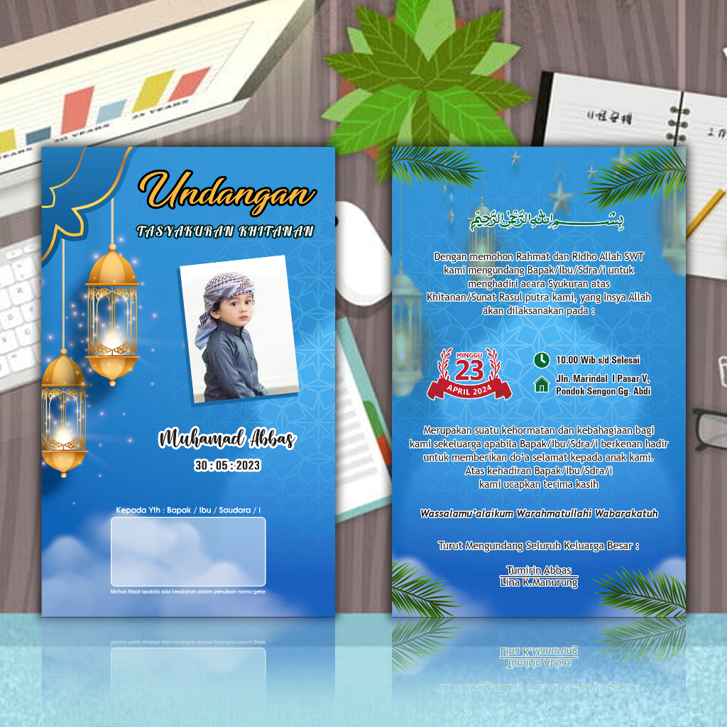 Jual Undangan Khitanan atau Tasyakuran | Shopee Indonesia