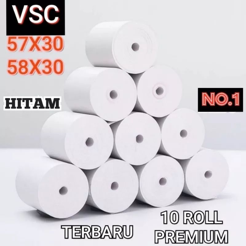 Jual Kertas Struk Thermal Paper Rol X X Termal Edc Thermal