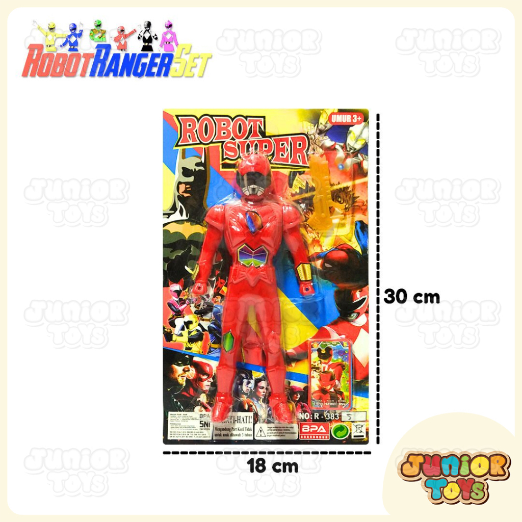 Jual Mainan Robot Power Rangers 25cm Permainan Robotan Anak Laki ...