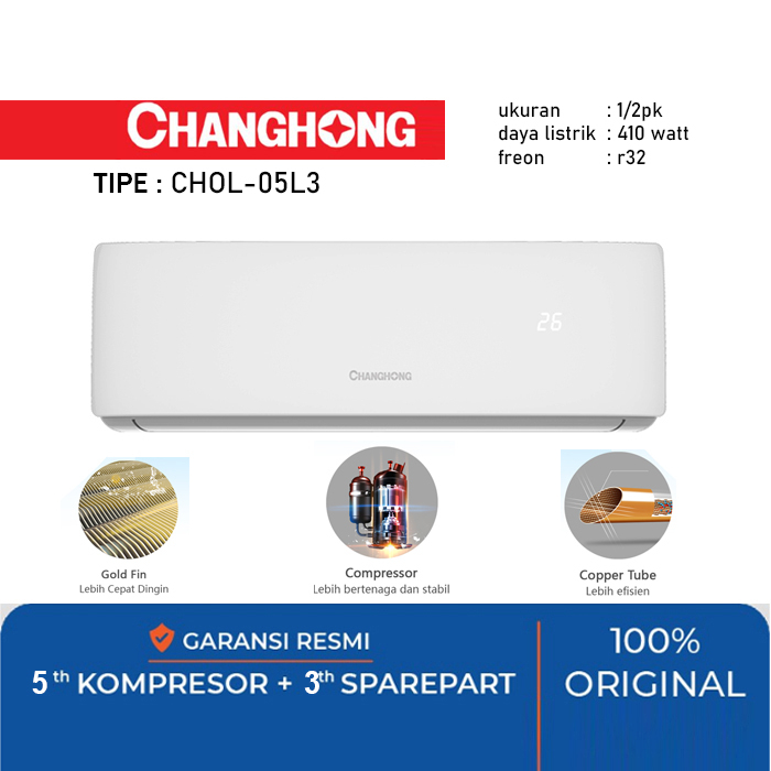 Jual Ac Changhong Pk Pk Pk Tanpa Paket Pasang Shopee Indonesia