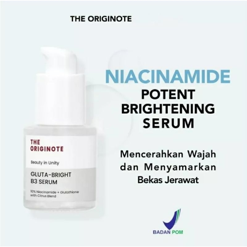 Jual THE ORIGINOTE GlutaBright B3 Serum 20ml Serum Brightening untuk