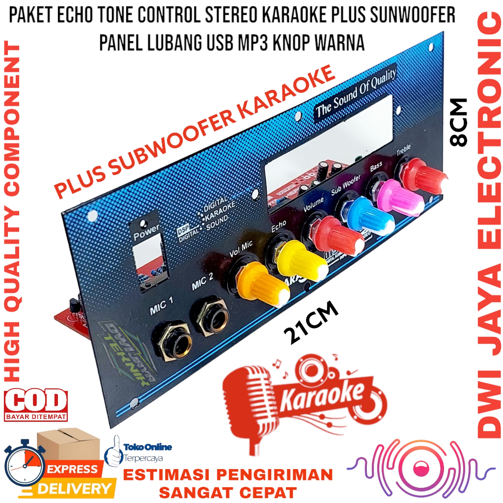 Jual Stereo Tone Control Hybris Panel Stereo Tone Control Subwoofer