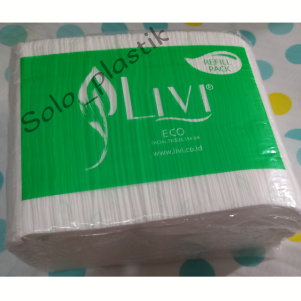 Jual LIVI Tissue Facial Wajah Eco Refill/600 SHEET 2 PLY Shopee Indonesia