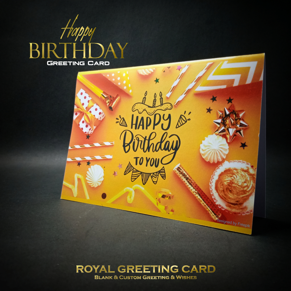 Jual Kartu Ucapan Ulang Tahun Happy Birthday Greeting Card Best Wishes