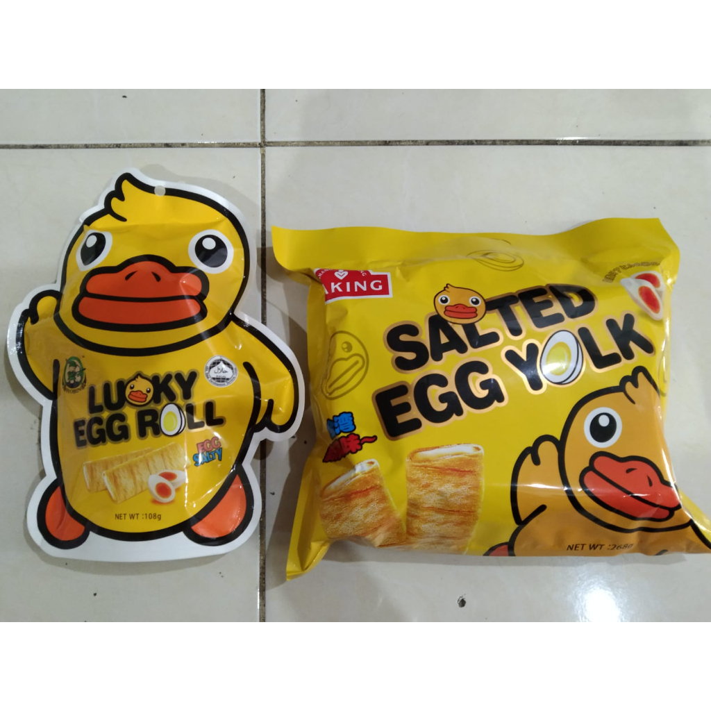 Jual SNACK VIRAL CHEN LIANG JI SALTED EGG YOLK LUCKY EGG ROLL SNACK KUE