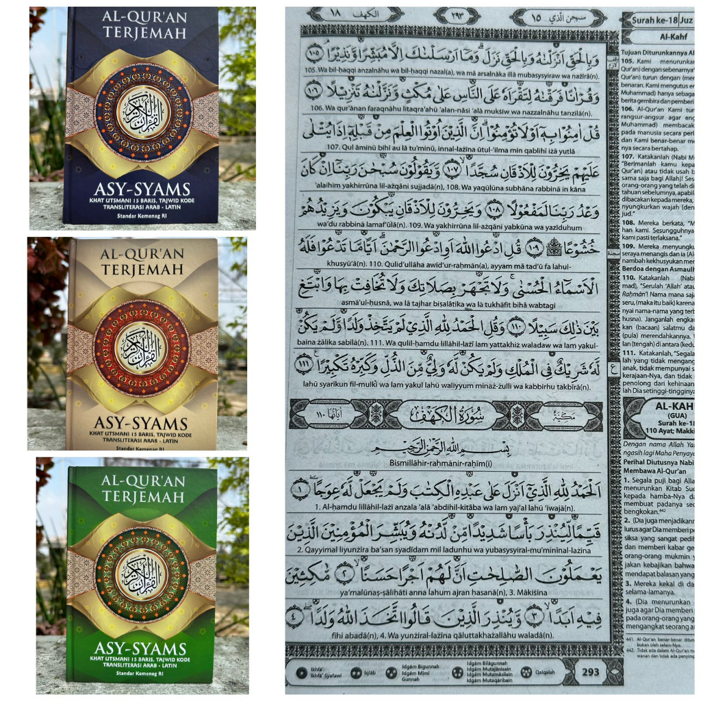 Jual Al Quran Terjemah Tajwid A5 Dilengkapi Cara Baca Latin, AL Quran ...