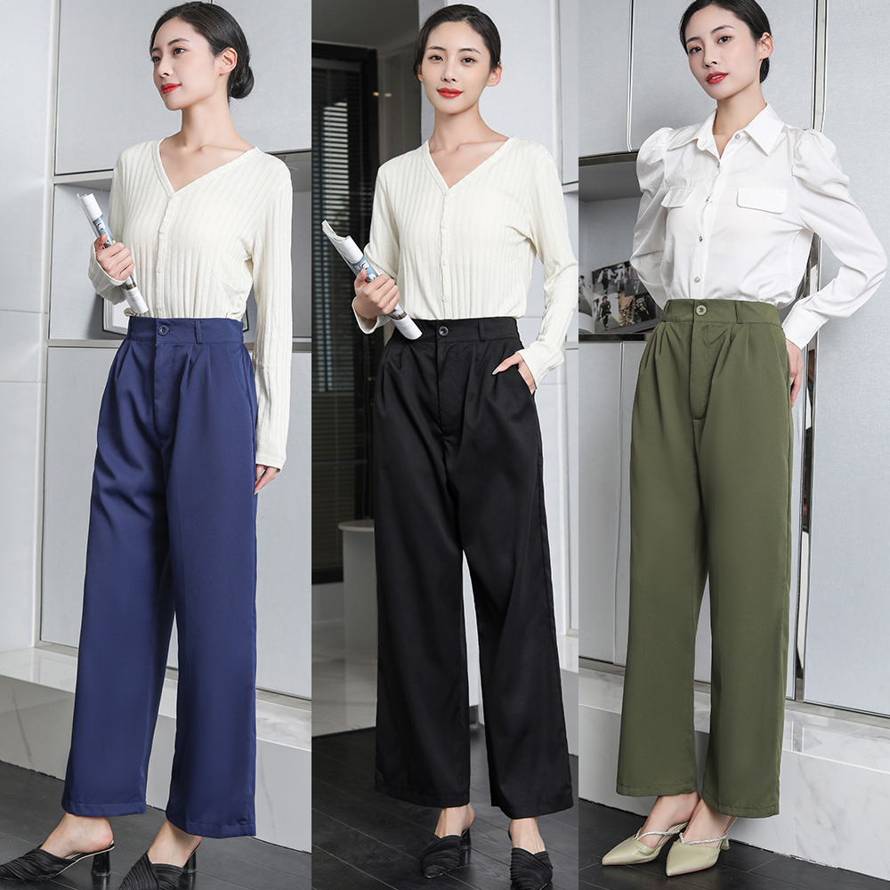 Jual Celana Ankle Pants Wanita Cullote Pants Loose Pants Trousers High ...