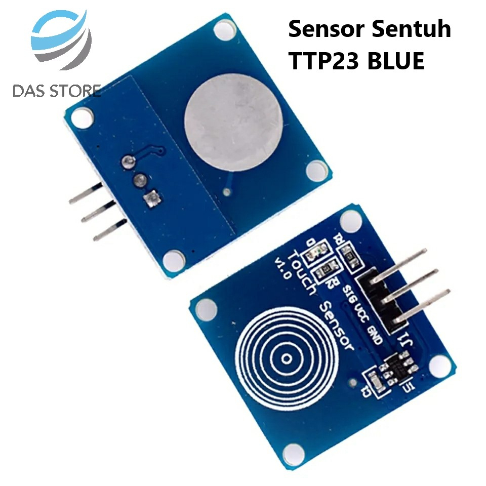 Jual SAKLAR SENTUH BLUE TOUCH SENSOR CAPACITIVE TTP223B TTP223 DIGITAL ...