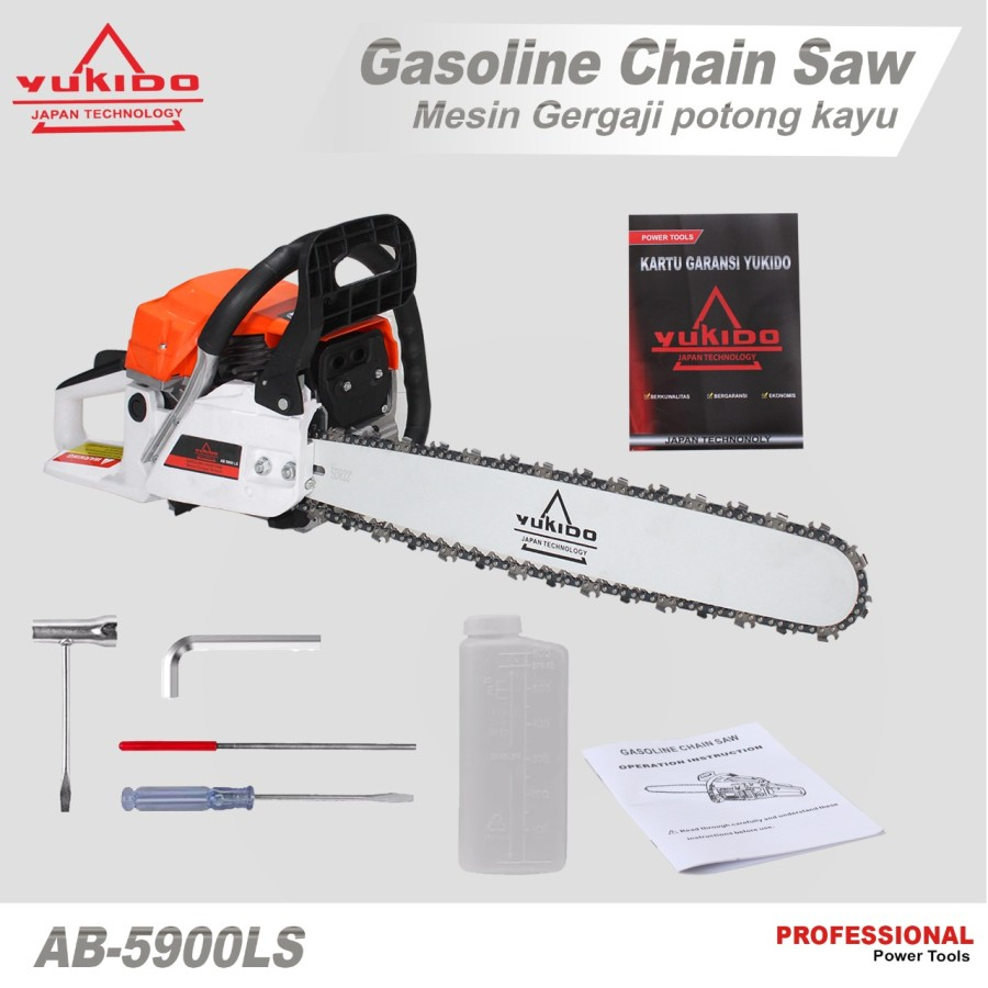 Jual Bar Baja Mesin Chainsaw In Tak Gergaji Potong Pohon Kayu Chain Saw Senso Sinso