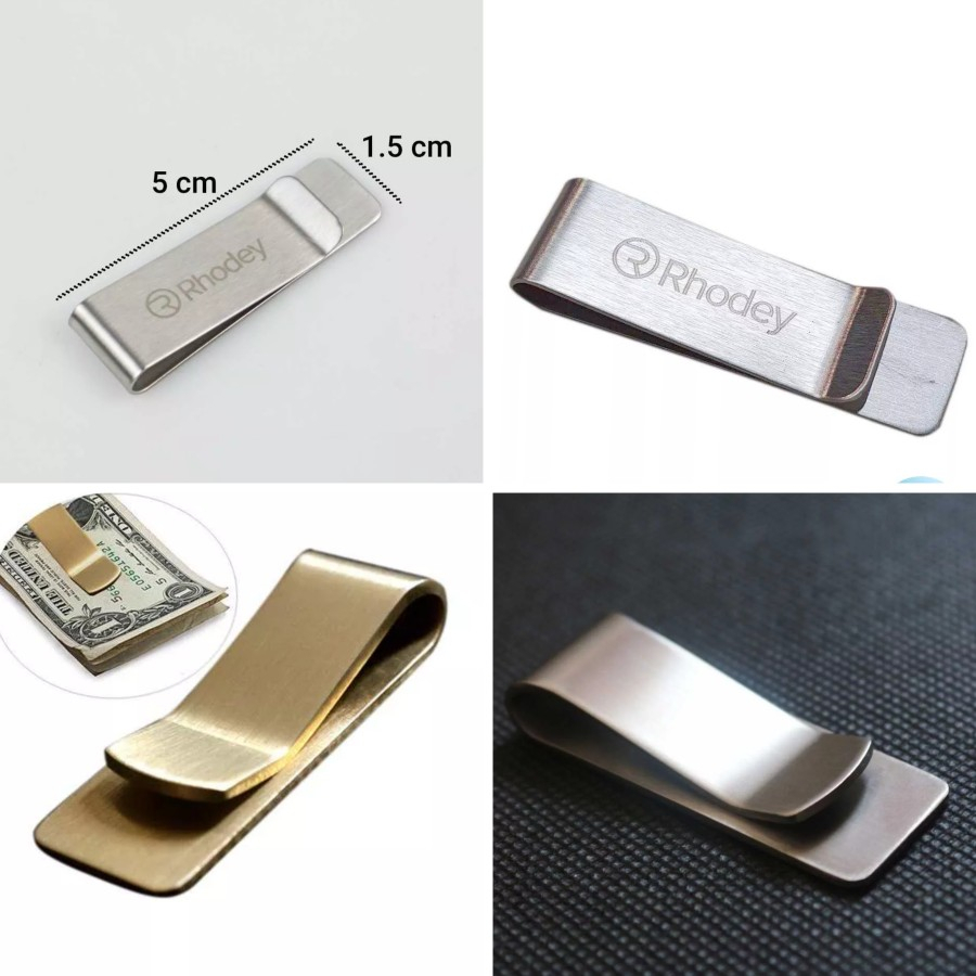 Jual Money Clip Clipper Mini Penjepit Uang Tunai Kertas Pengganti ...