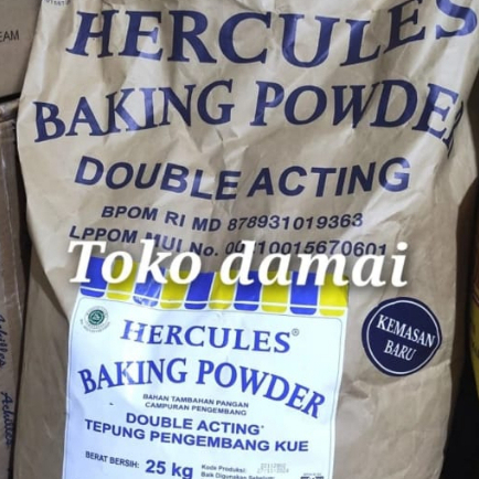 Jual hercules baking powder double acting 1kg 100% original | Shopee ...