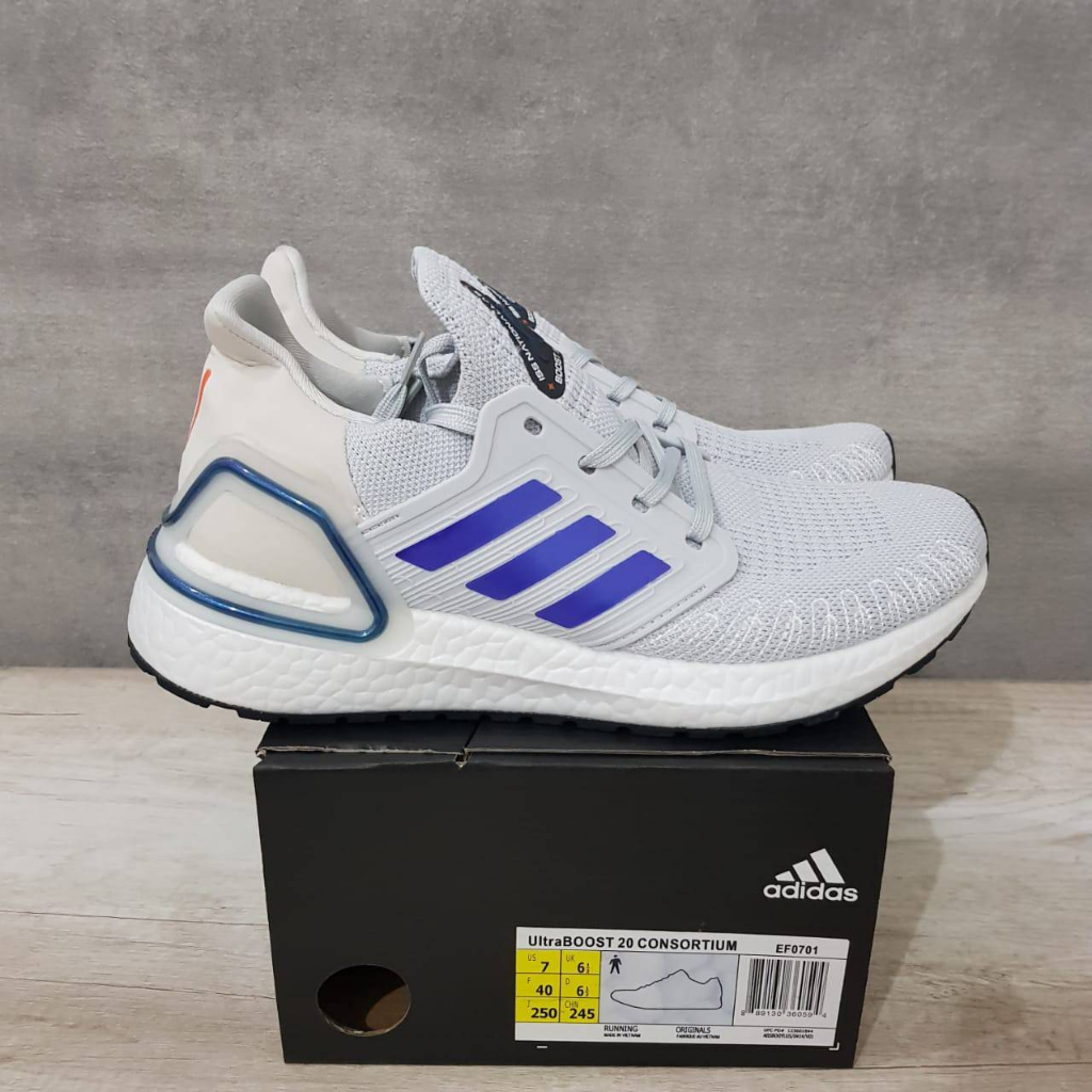 Sepatu Adidas Ultraboost 20 Dash Grey Mens Adidas Ultra Boost 20