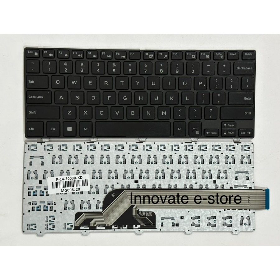 Jual keyboard dell 14-3000 14-3441 14-3442 14-5442 3446 3447 5000 5447 ...