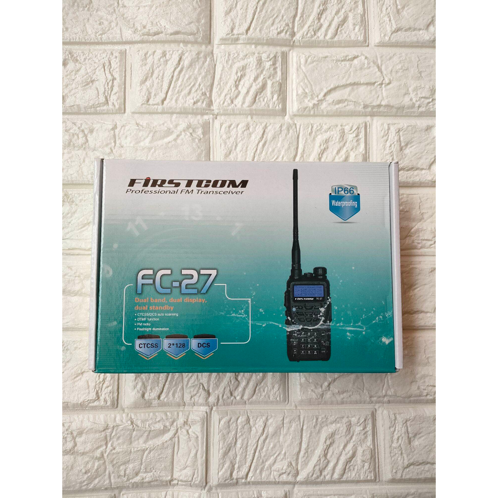 Jual HT Firstcom FC27 dual band (VHF/UHF) 5watt Garansi 1 Tahun Walkie ...