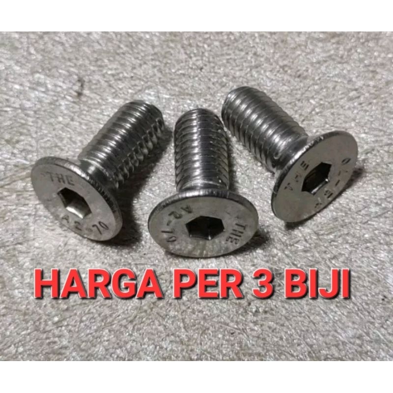 Jual BAUT L STAINLESS ROTOR CUNCUM POMPA OLI GL MP TIGER (HARGA PER 3 ...