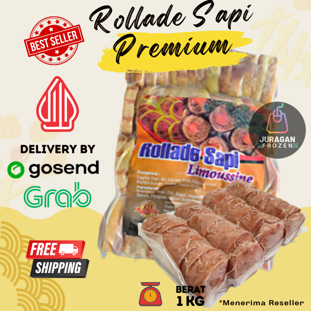 Jual ROLADE DAGING SAPI PREMIUM 1 KG / ROLLADE BEEF LIMOUSINE GULUNG ...