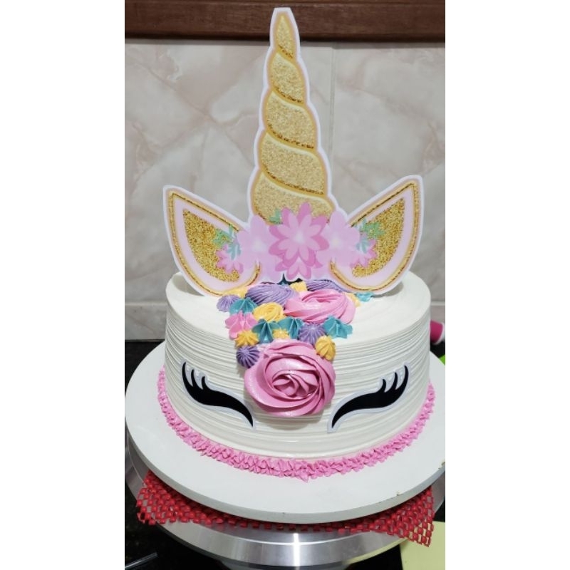 Jual TOPPER KUE ULANG TAHUN KUDA PONI (CUSTOM NAMA) | Shopee Indonesia