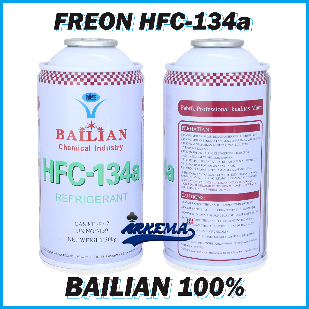 Jual FREON BAILIAN R134A REFRIGANT PREON BAILIAN R134 A / MOBIL