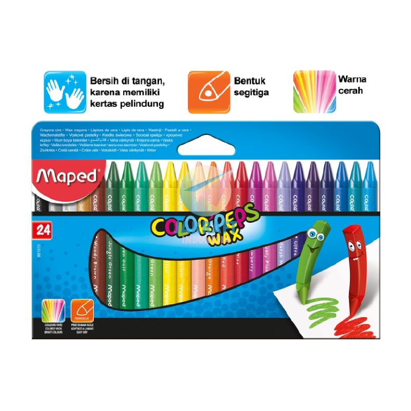Maped - Innovatieve kleurpotloden COLOR'PEPS INFINITY - 100% kleurpotlood - geen houten mantel - geen slijpen nodig - 100% bruikbaar