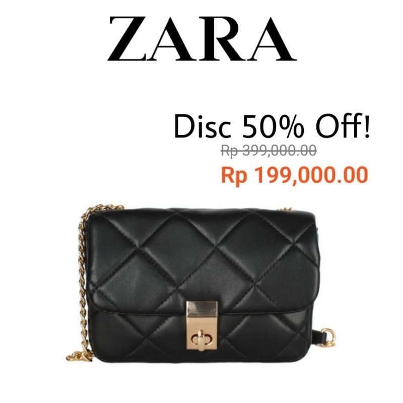 Zara Chain Sling Bag Original