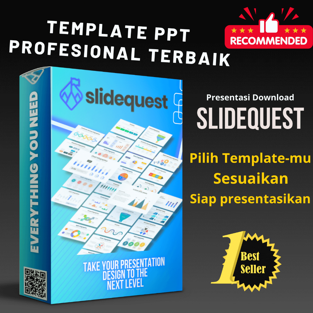 Jual Template PPT Template Presentasi Profesional Slidequest