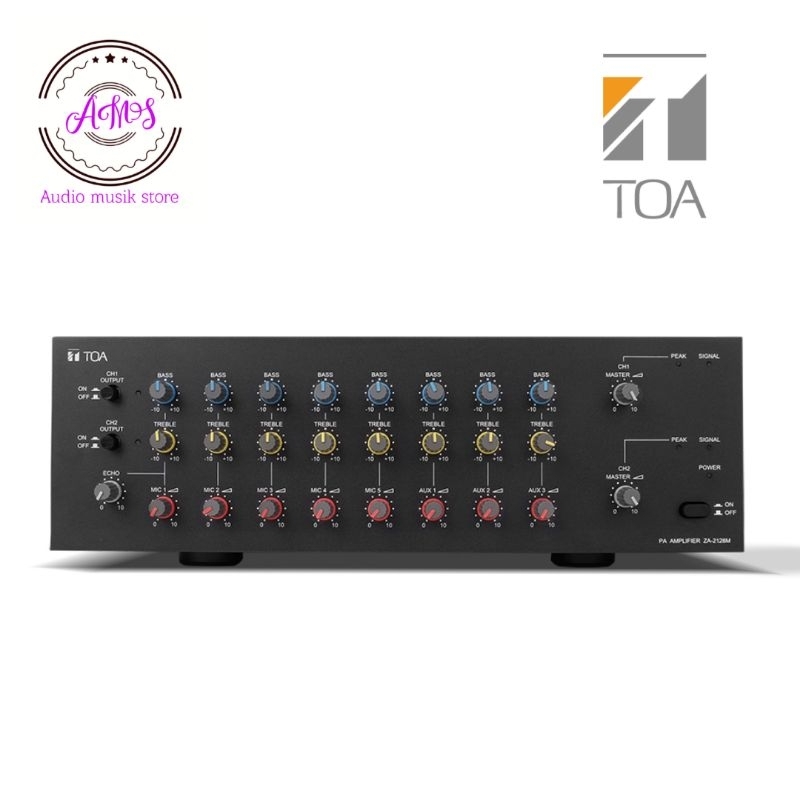 Jual AMPLIFIER TOA ZA 2128M/AMPLIFIER 2X120 WATT TOA ZA 2128M/TOA