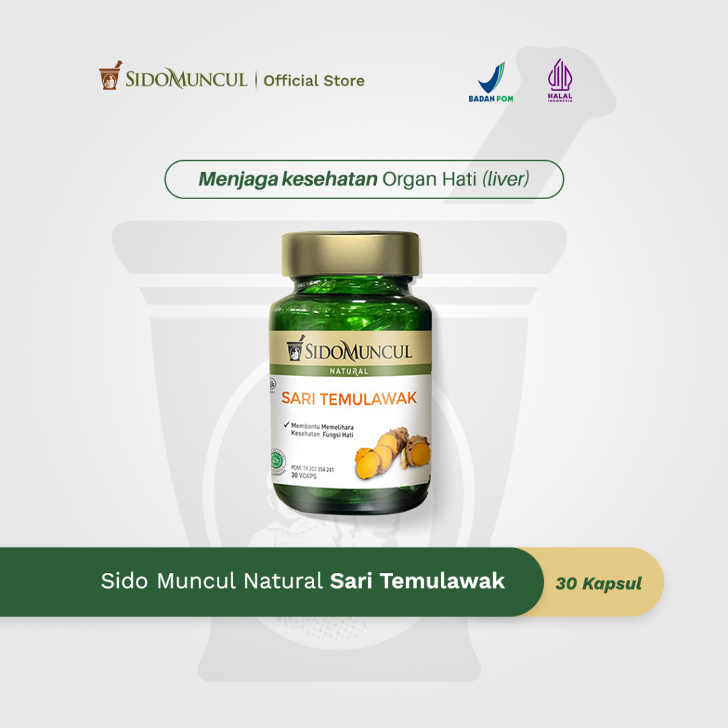 Jual Sido Muncul Natural Sari Temulawak Hati Sehat Antioksidan Hepatitis Shopee Indonesia 5603