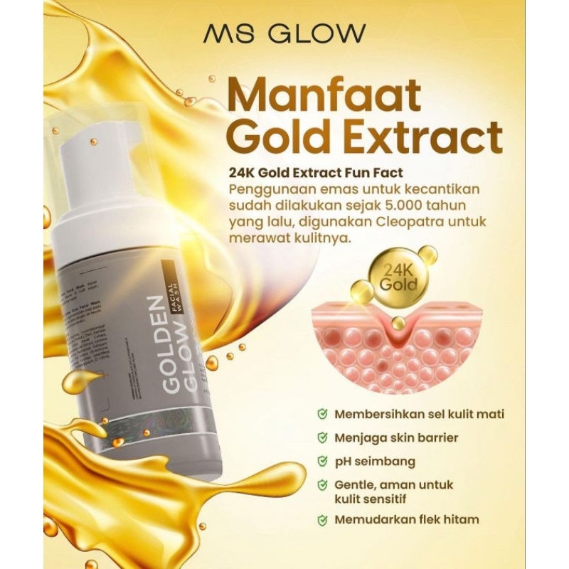 Jual sabun ms glow / face wash ms glow / golden glow face wash ms glow