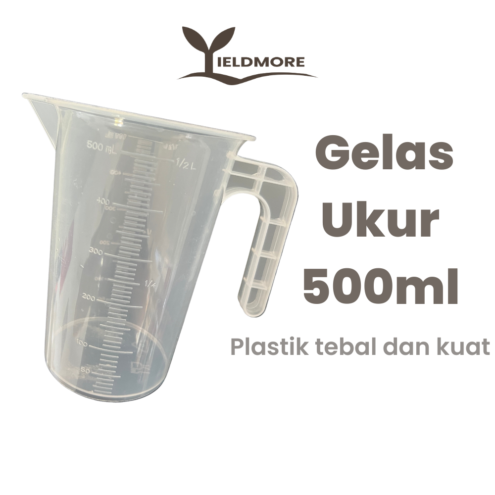 Jual Gelas Ukur Gelas Takar 500ml Premium Plastik Tebal Dan Kuat Measuring Cup Shopee 3364