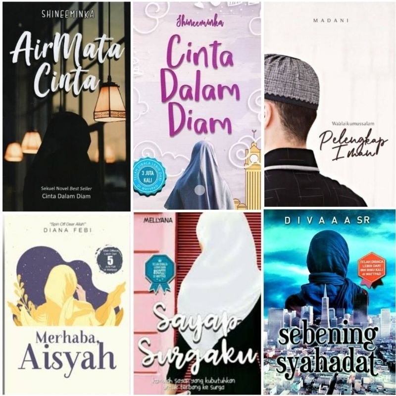 Jual COCONUTBOOKS - AIR MATA CINTA - CINTA DALAM DIAM - MERHABA AISYAH