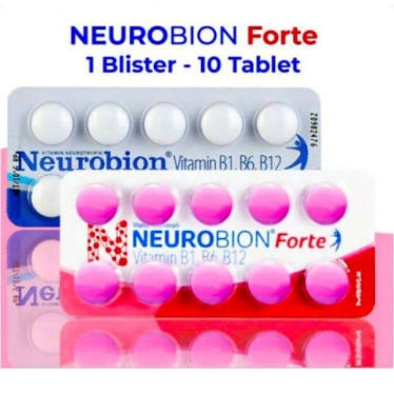 Jual Neurobion strip 10 tablet Vitamin B1,B6,B12 Shopee Indonesia