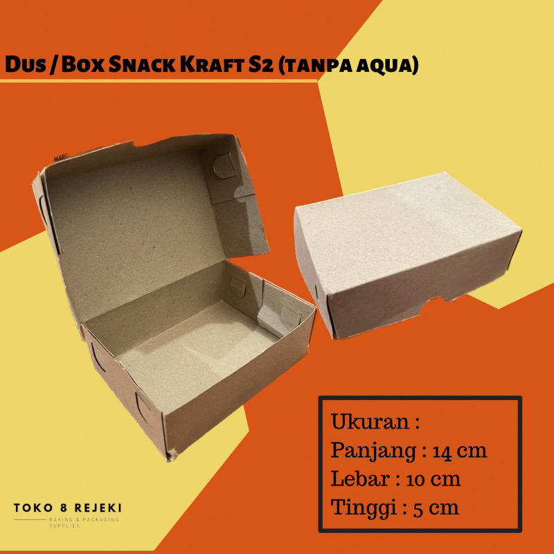 KARDUS SNACK / S2 / R2 / KRAFT